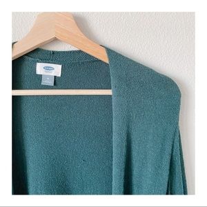 EUC | Old Navy | Green Open Cardigan with Pockets